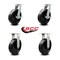 Service Caster 10 Inch Extra Heavy Duty Phenolic Wheel Swivel Caster Brakes 2 Rigid SCC, 2PK SCC-KP92S1030-PHR-SLB-2-R-2 - alternate 7